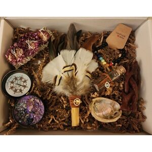 Handmade Smudge Fan Gift Set